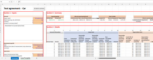 IFRS 16 Excel Lease Accounting Tool