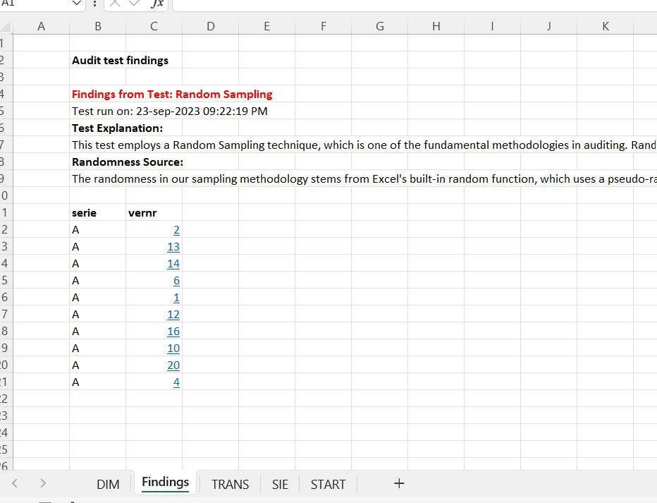 Verktyg för att öppna SIE-filer i Excel